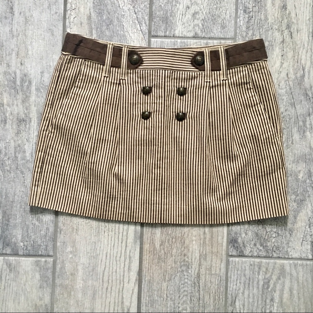 BCBG Brown Mini skirt Size 4